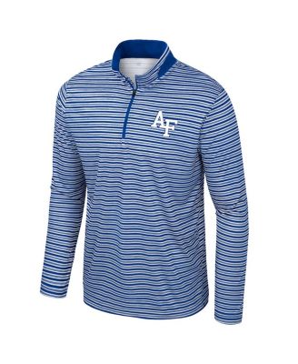 Men's Royal Air Force Falcons Striped Quarter-Zip Top