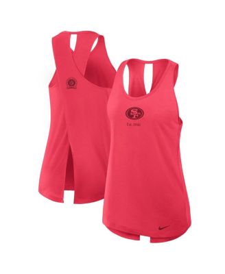 Nike - Women's Scarlet San Francisco 49ers Glory Crisscross Performance Tank Top