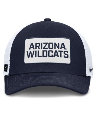 Men's Navy/White Arizona Wildcats 2025 On-Field Rise Patch Trucker Adjustable Hat