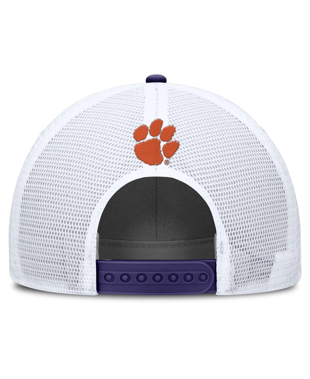 Nike Clemson On-field Rise  Men's College Trucker Adjustable Hat In Blue