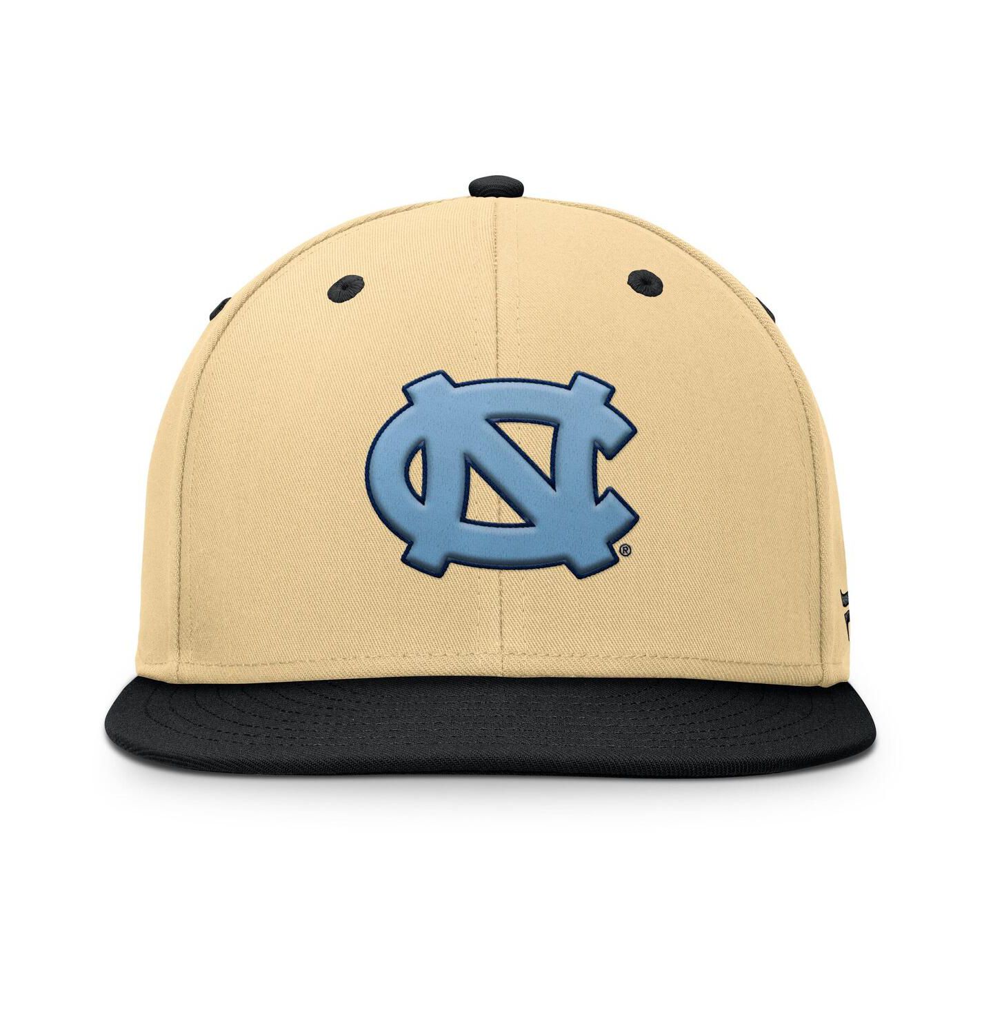 Мужские головные уборы Fanatics Gold/Black North Carolina Tar Heels Balance Fitted Hat — фото 2