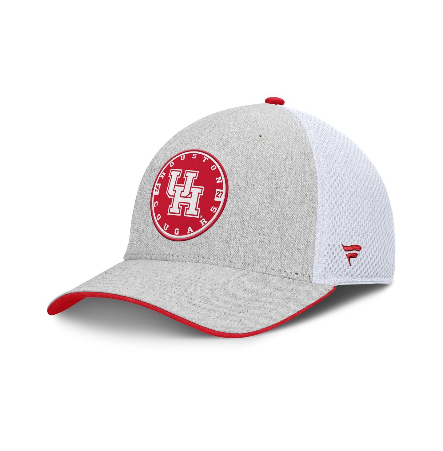 Мужская кепка Fanatics Heather Gray Houston Cougars Trigger Flex Hat — фото 1