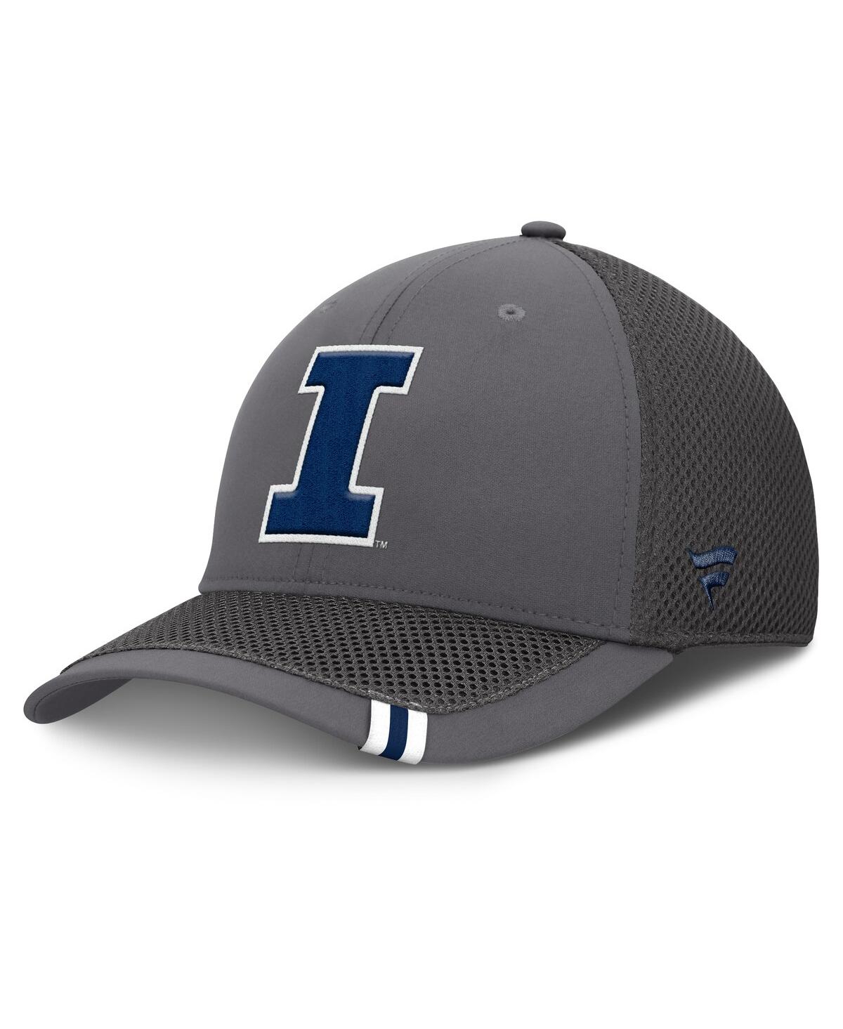 Fanatics Men's Gray Illinois Fighting Illini Clincher Flex Hat In Gray