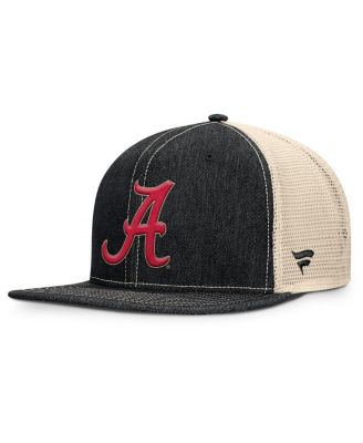 Fanatics - Men's Black/Natural Alabama Crimson Tide Legend Trucker Snapback Hat