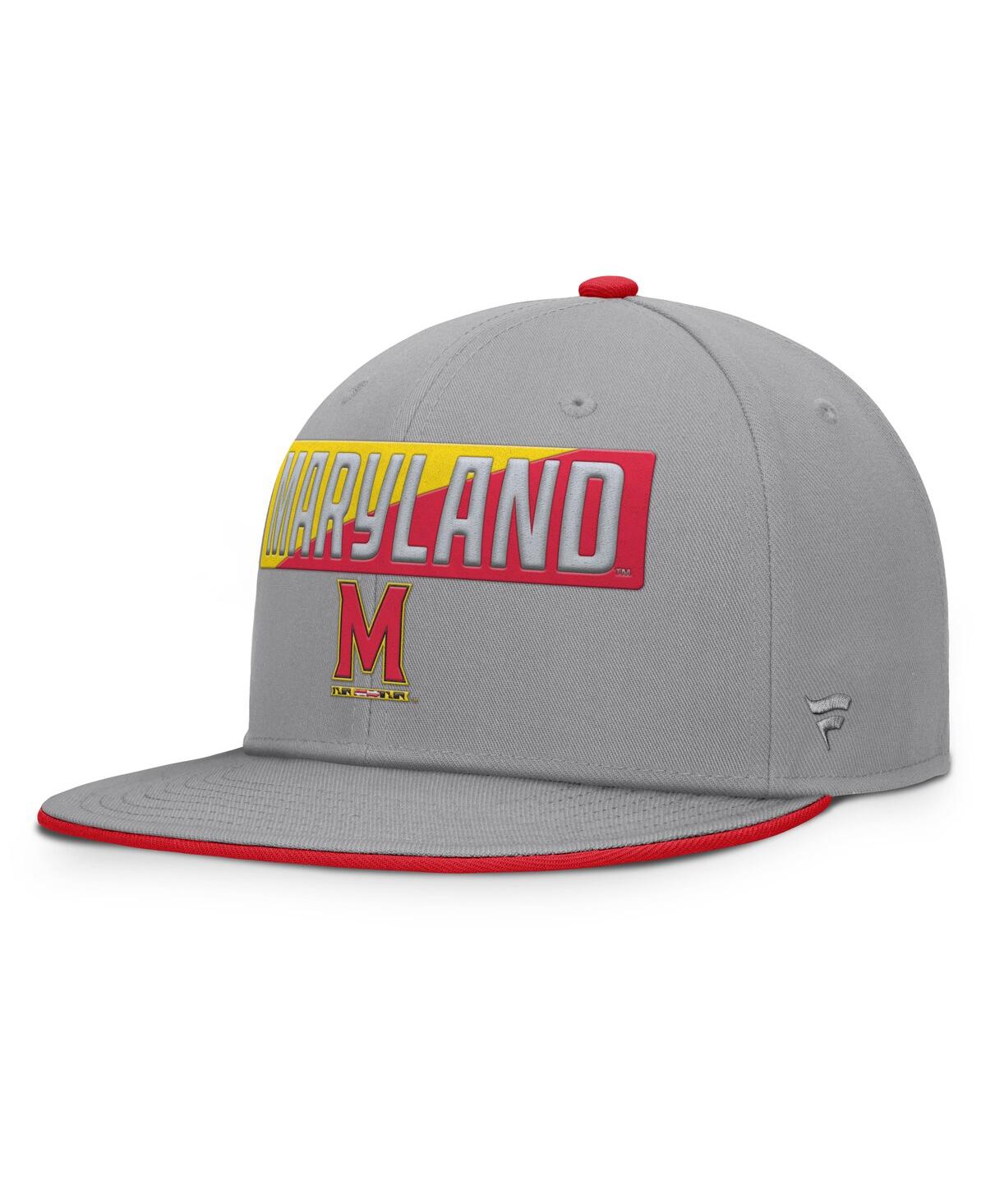 Fanatics Men's Gray Maryland Terrapins Duo Snapback Hat In Gray
