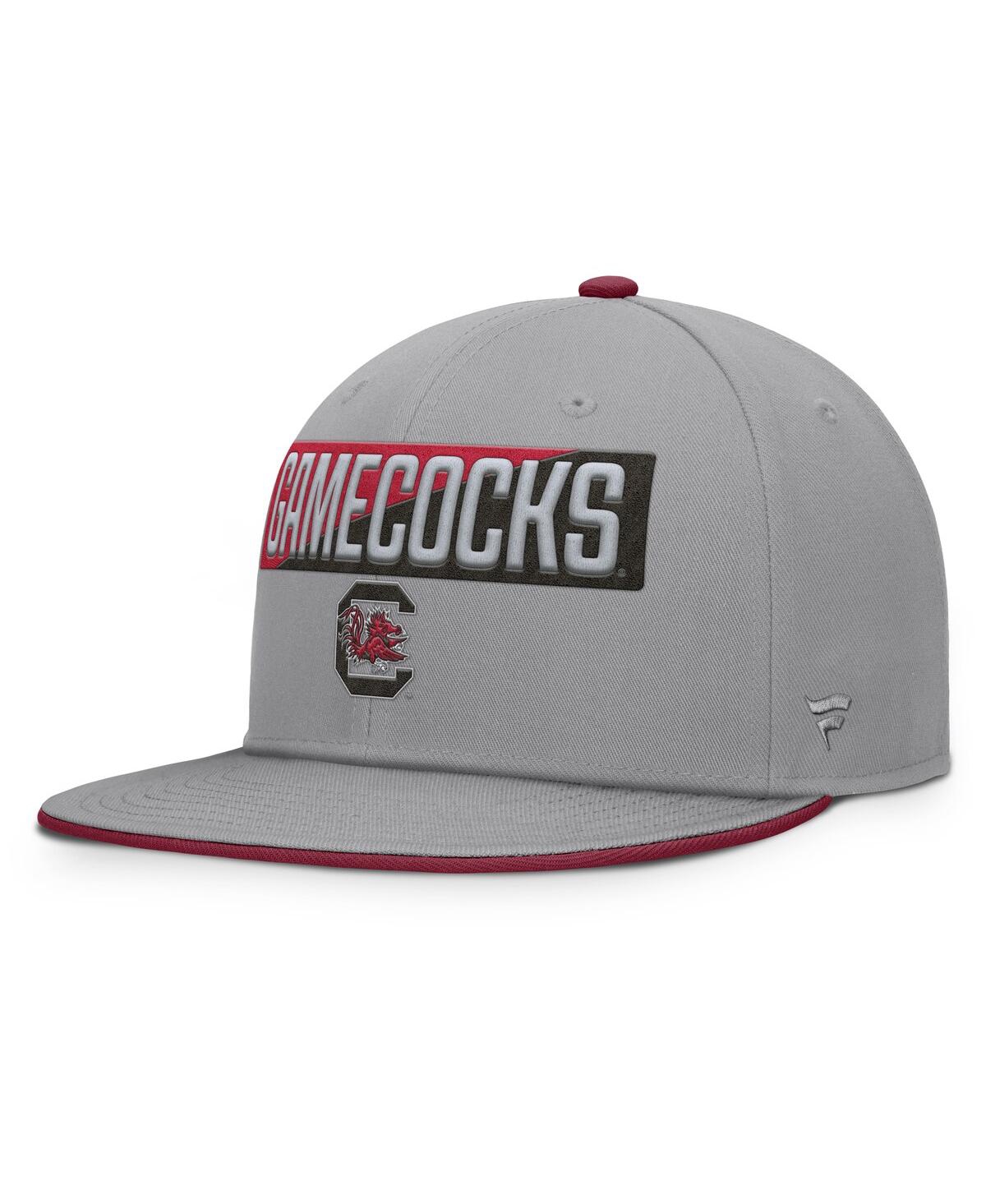 Fanatics Men's Gray South Carolina Gamecocks Duo Snapback Hat In Gray