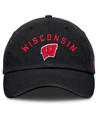 Men's Black Wisconsin Badgers Myth Adjustable Hat