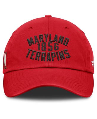 Men's Red Maryland Terrapins Archer Adjustable Hat