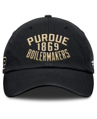 Men's Black Purdue Boilermakers Archer Adjustable Hat