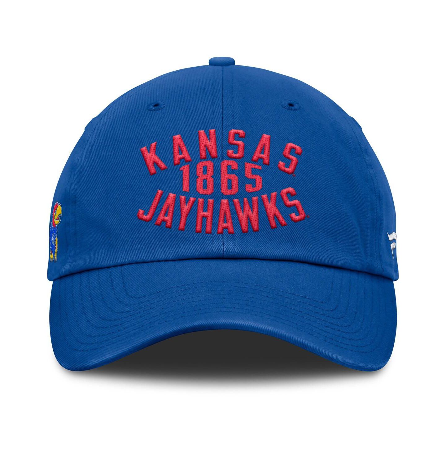 Мужская кепка Fanatics Royal Kansas Jayhawks Archer Adjustable Hat — фото 2