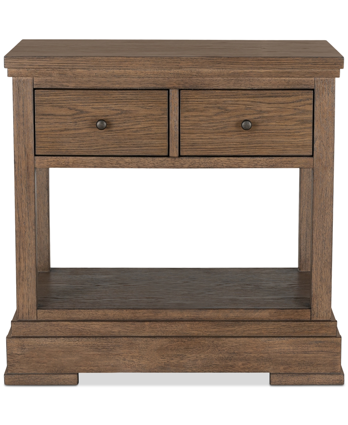 Macy's Alverton 1-drawer Nightstand, Created For  In Brown