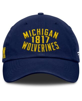 Men's Navy Michigan Wolverines Archer Adjustable Hat