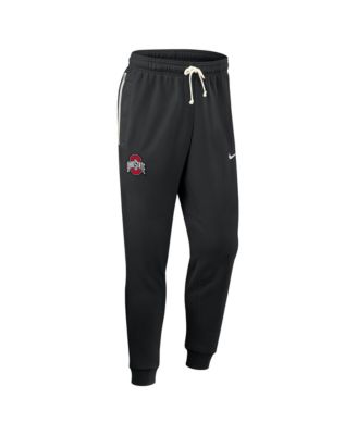 Men's Black Ohio State Buckeyes 2025 Sideline Performance Taper Pants