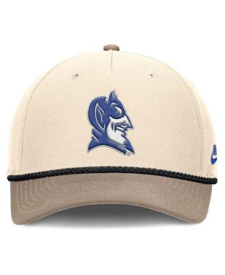 Men's Natural Duke Blue Devils Rise Legacy Throwback Logo Adjustable Hat