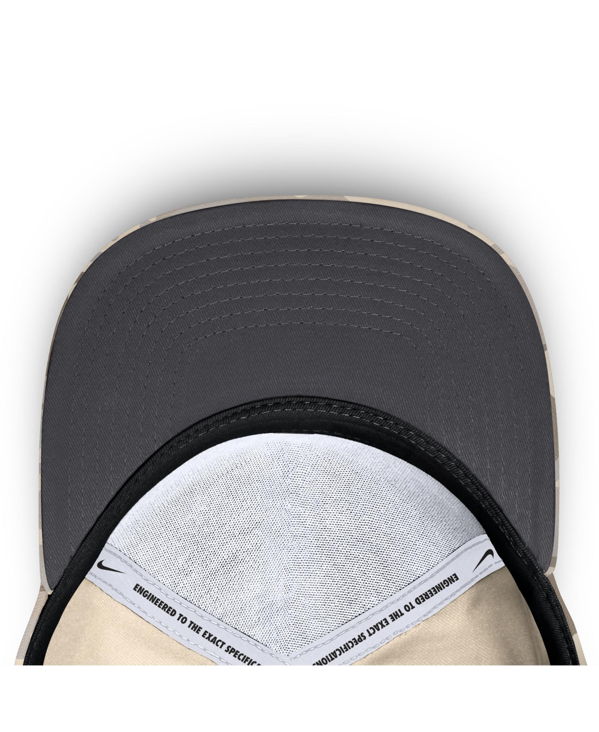 Nike Natural Minnesota Twins Camo Pack Rise Adjustable Hat In Brown
