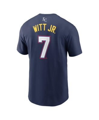 Men's Bobby Witt Jr. Navy American League 2025 All-Star Edition Name Number T-Shirt
