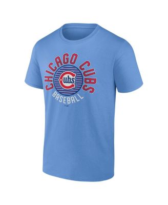 Men's Light Blue Chicago Cubs Alt Circle T-Shirt