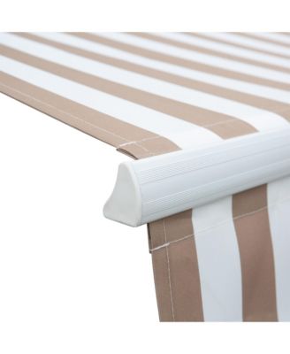 12'x8' Retractable Patio Awning/Sun Shade for Outdoor PatioMulti