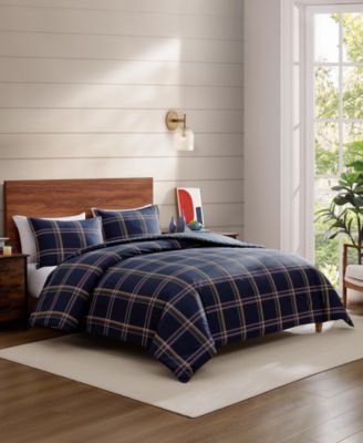 Tommy Hilfiger - Beacon Plaid Cotton 3-Piece Comforter Set, King