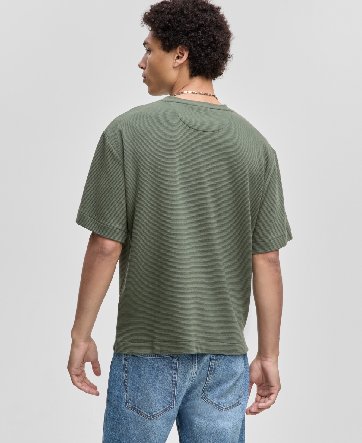 Mode Of One Men's Corey Ottoman Relaxed-fit T-shirt, Macy's Exclusive In Green