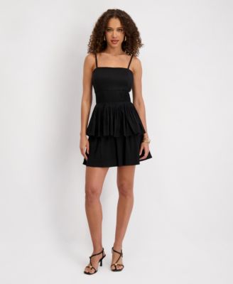 Siena - Women's Stretch Taffeta Sleeveless A-Line Mini Dress