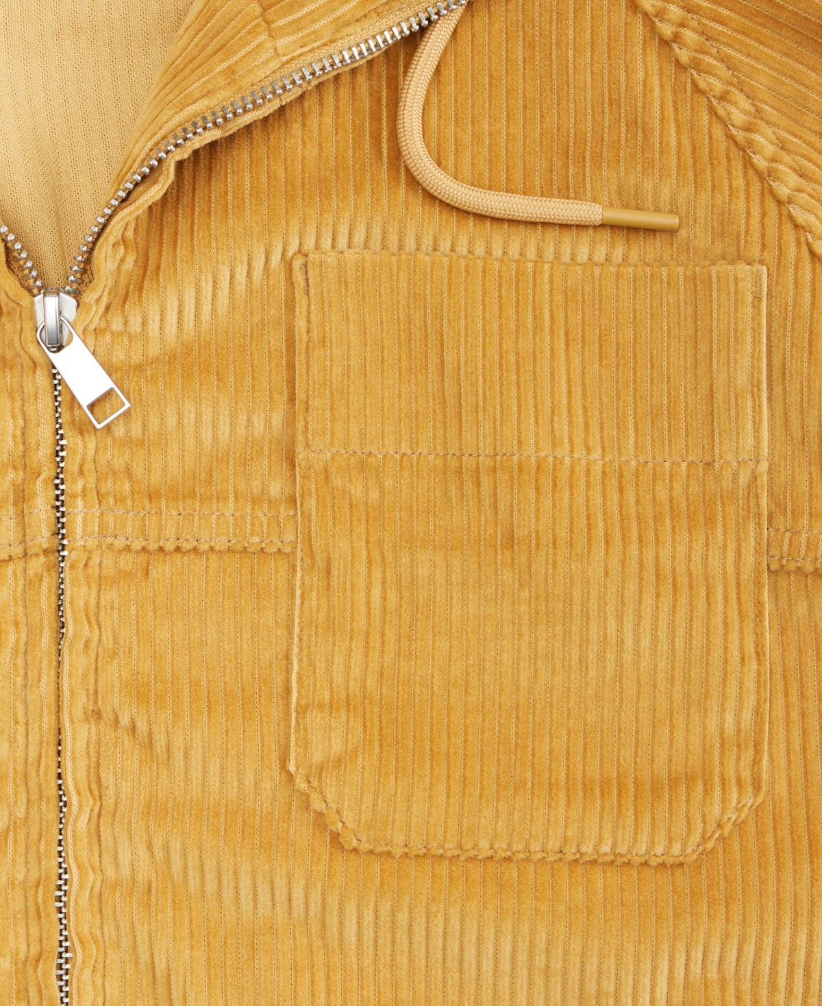 Mode Of One Men's Relaxed-fit Corduroy Hoodie Jacket, Macy's Exclusive In Brown
