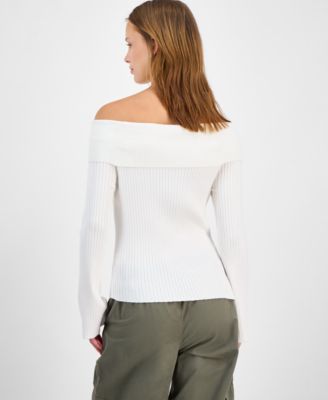 Juniors' Marilyn Off-The-Shoulder Top