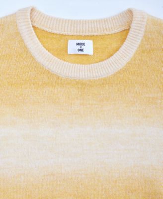 Men's Relaxed-Fit Ombr&eacute; Crewneck Sweater, Macy's Exclusive
