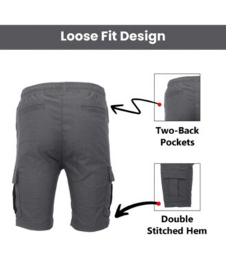 Women's Loose Fit Super Flex Stretch Cargo Jogger Shorts