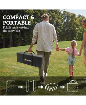 Outdoor Rug, 8' x 10' Plastic Straw, Geometric