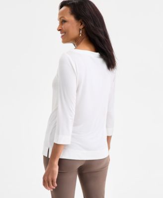 Petite 3/4-Sleeves T-Shirt