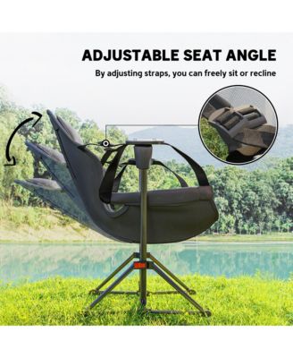 Hammock Camping Chair Set of 2 with Adjustable Back,