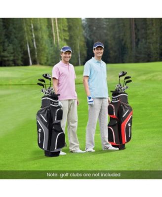 Golf Cart Bag with 14 Way Top Dividers