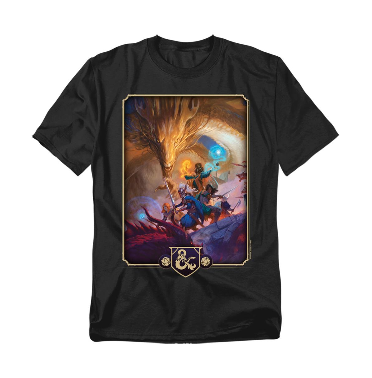 Men's Dungeons And Players Handbook Cover T-Shirt - Black