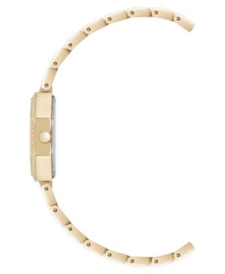 Women's Quartz Unique Octagonal Gold-Tone Metal Alloy Watch, 26mm