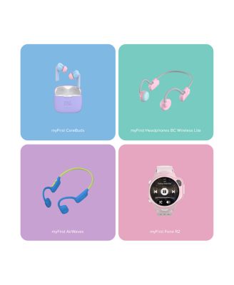 Fone R2 (Mixed Berries) Kids Smartwatch Phone with GPS Tracker, Video Calls, Messaging, SOS Button, eSIM Technology - Gift For Boy Ages 5-12 (US & CA)