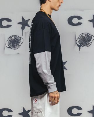 Men's Rear Vision Long Sleeve T-Shirt, Black - Large