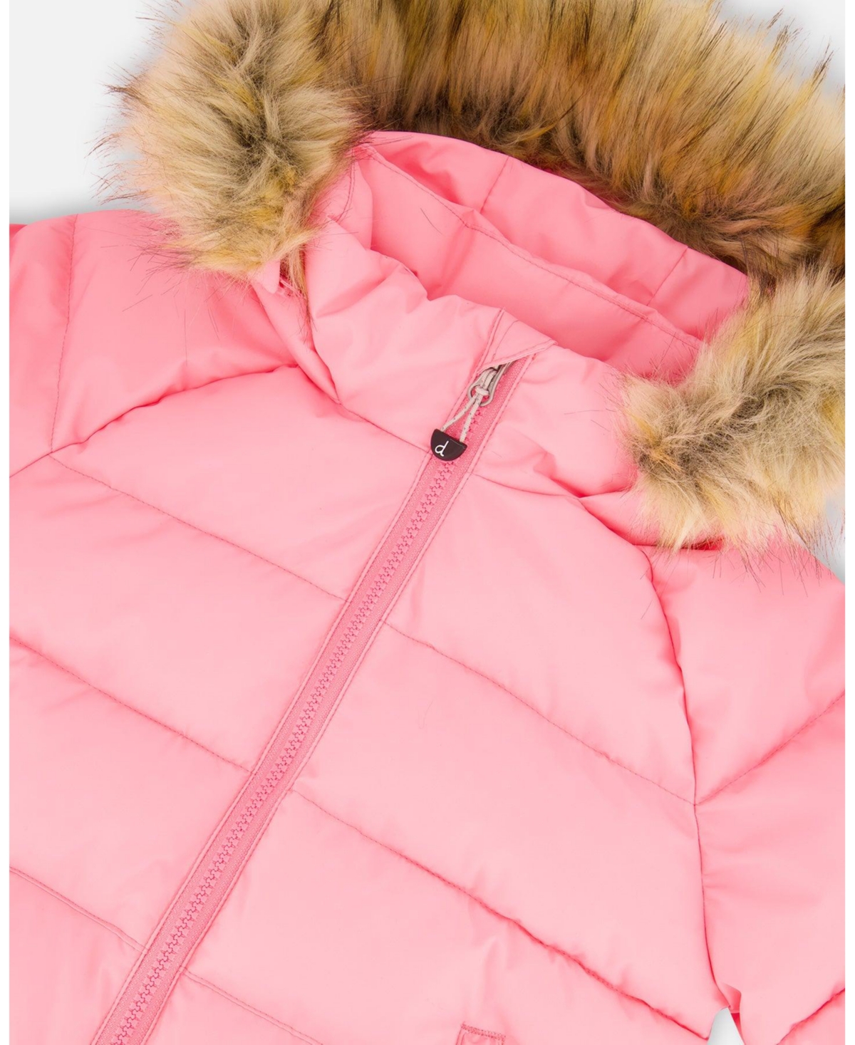 Deux par Girl Puffy Winter Jacket Pink - Toddler|Child