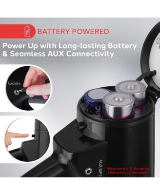 Megaphone Bullhorn with Aux Input for MP3/Music, Automatic Siren, 40 Watt