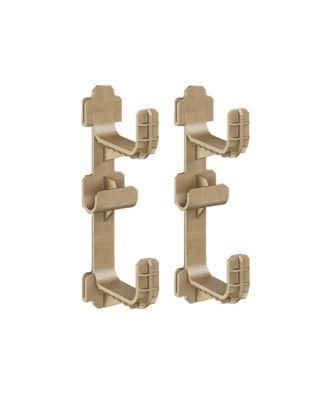 2-Tier Rolling Tool Cart with Wheels, Industrial Commercial/ Service Tool Cart, PP