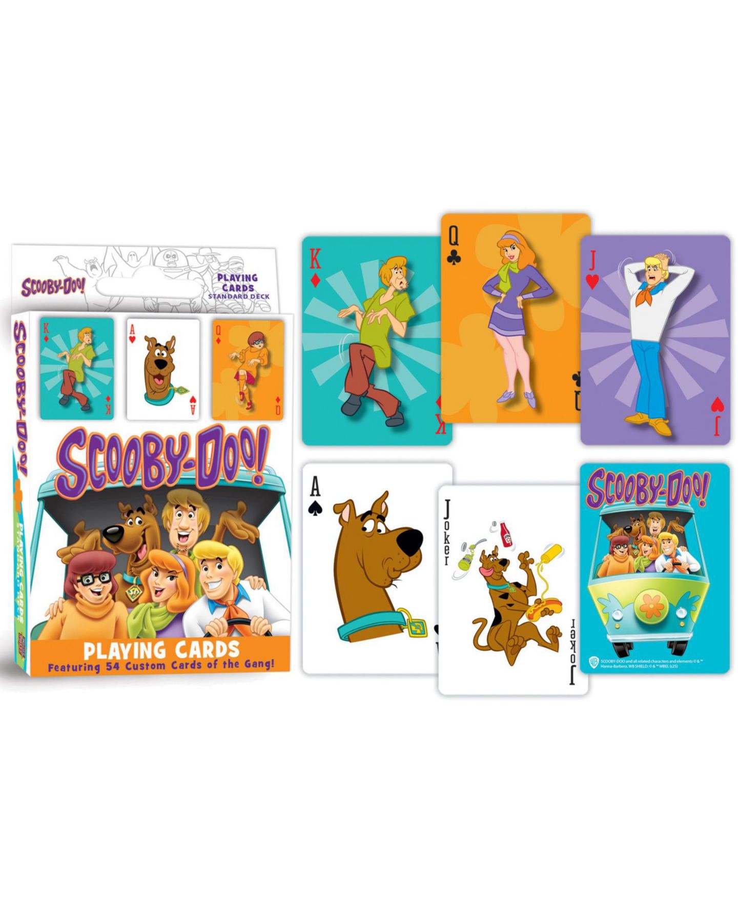Детские игрушки Masterpieces Scooby-Doo! Playing Cards - 54 Card Deck — фото 2