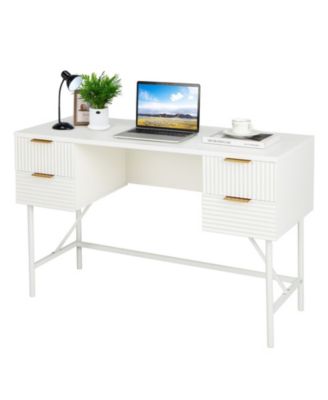 48 Inch Home Office Computer Desk with 4 Drawers