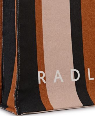 Stripe Medium Open Top Tote Bag