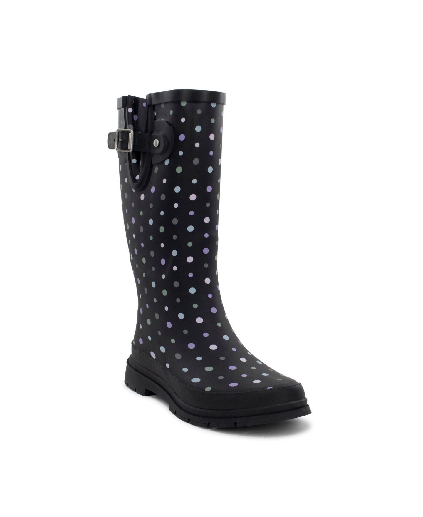Женские ботинки Western Chief Ditsy Dot Tall Rain Boot, цвет: Сиреневый — фото 3