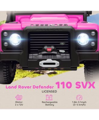 Kids Electric Car, Land Rover Licensed Off-Road Ride On Car,