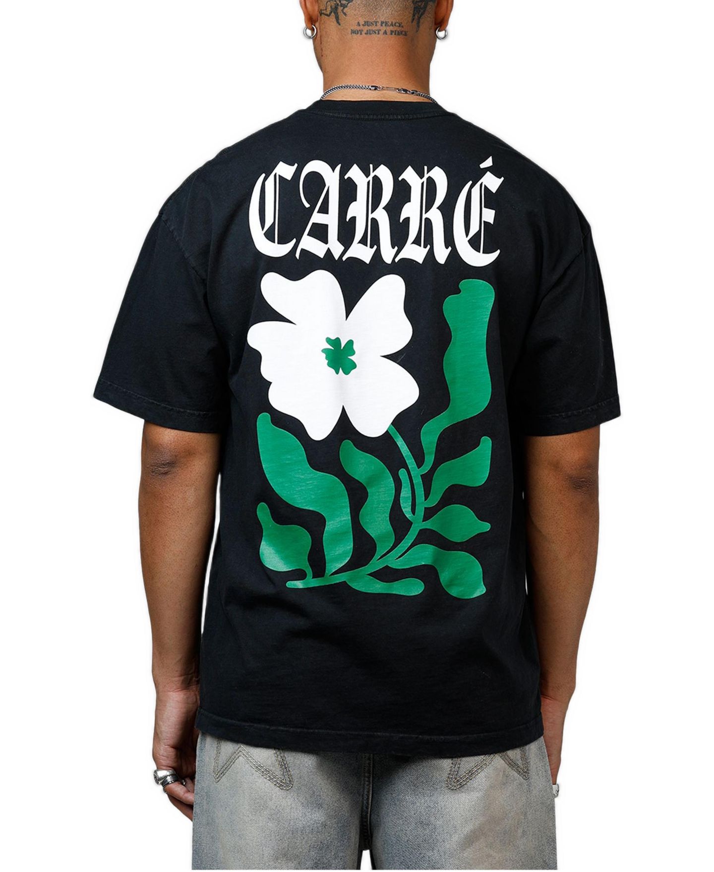 Мужская футболка CARRE Eternal Garden Heavyweight - Black Acidwash M, цвет: Чёрный — фото 4