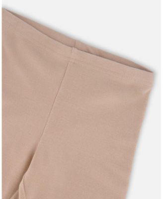 Girl Super Soft Ribbed Leggings Light Caramel - Child