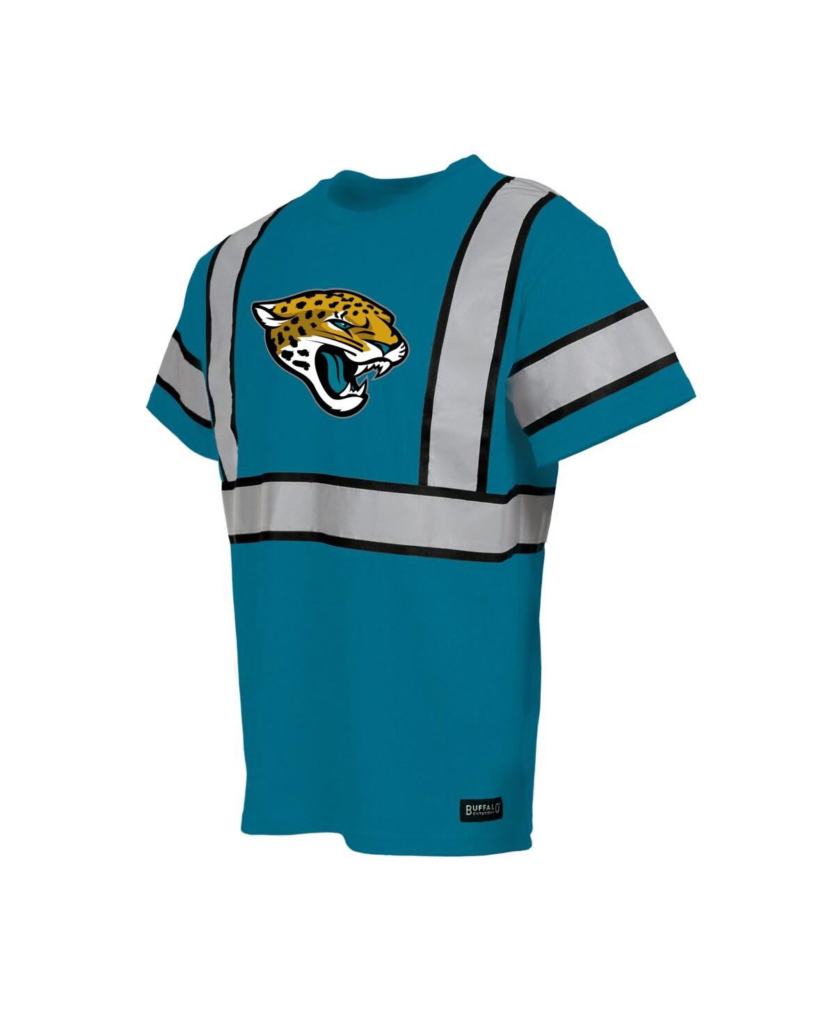 Buffalo Outdoors Men's Teal Jacksonville Jaguars Safety Heavyweight T-shirt In Blue