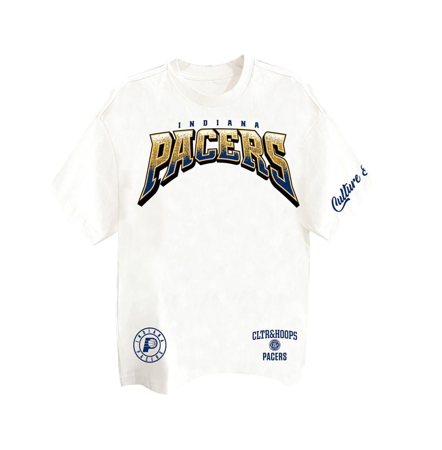 Мужская футболка Two Hype Off White Indiana Pacers Drip Dime Collection Premium — фото 3