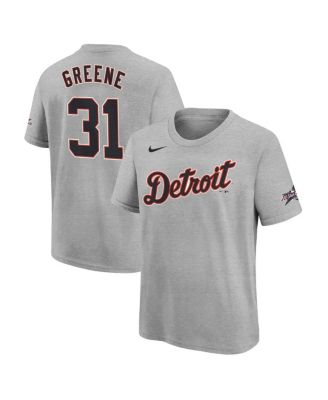 Nike - Big Boys and Girls Riley Greene Heather Gray Detroit Tigers 2025 MLB All-Star Edition Name Number T-Shirt